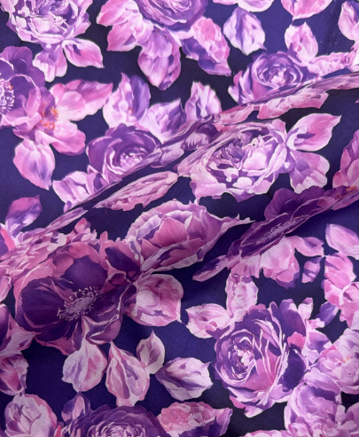 Cotton, Violet Rose Symphony