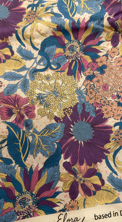 Cotton, Elora Twilight Florals