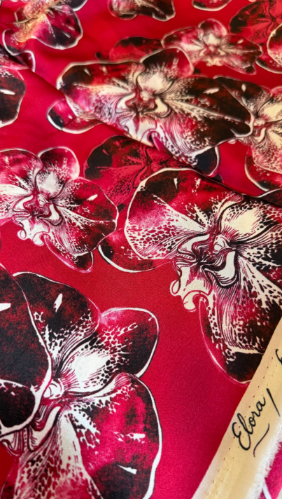 Pure Silk Stain - Beauty Florals
